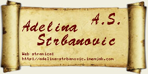 Adelina Štrbanović vizit kartica